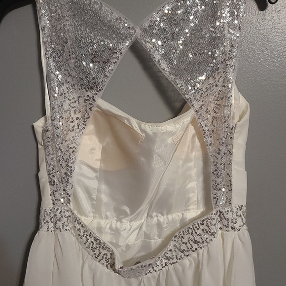 White Formal Dress - Picture 3 of 8